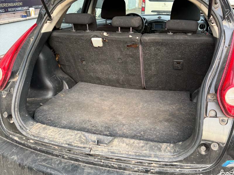kofferraum vorher